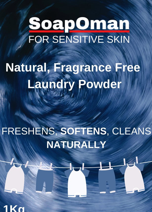 All Natural Fragrance Free Laundry Powder
